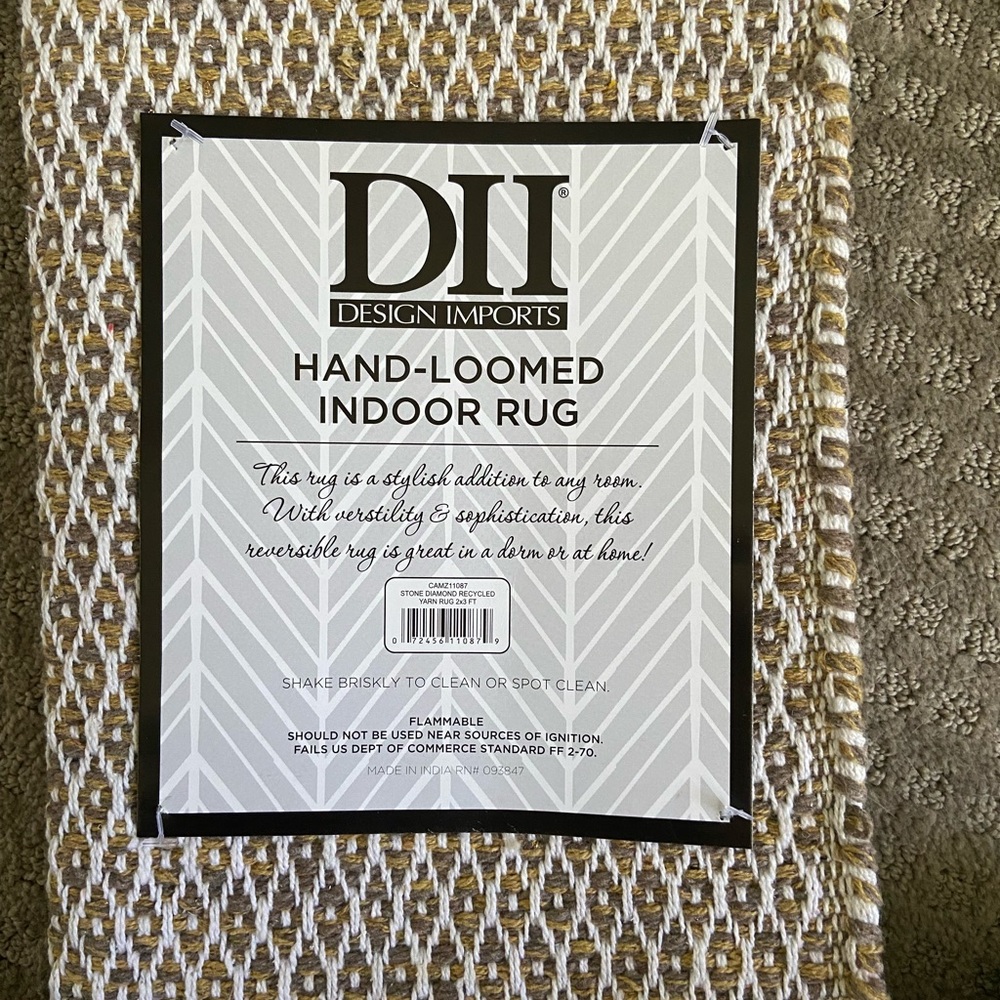 DII Woven Recycled Yarn Rag Rug